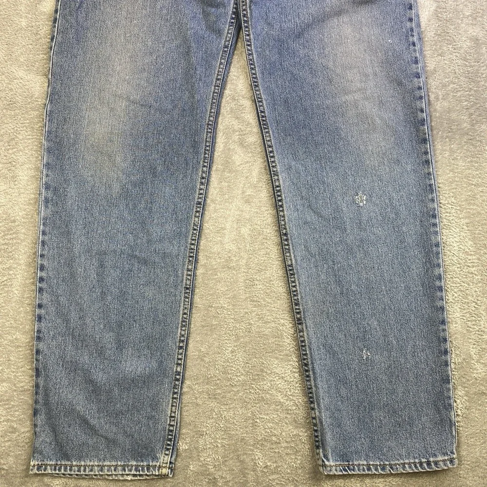 Levis 550 Jeans Men 42x36 Blue Relaxed Fit Tapered 100% Cotton Distressed y2k